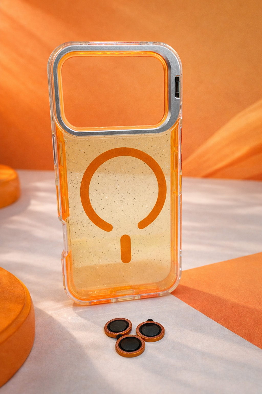 Case Microglitter - iPhone 17 PRO MAX, Micro Glitter Organe