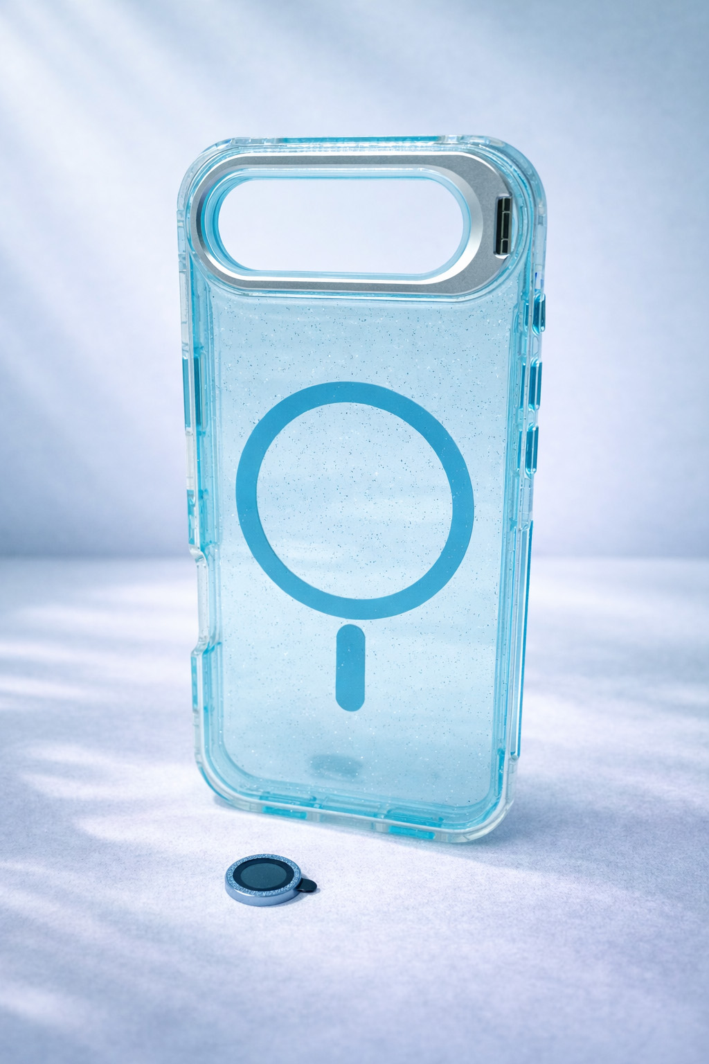 Case Microglitter - iPhone 17 AIR, Micro Glitter Blue