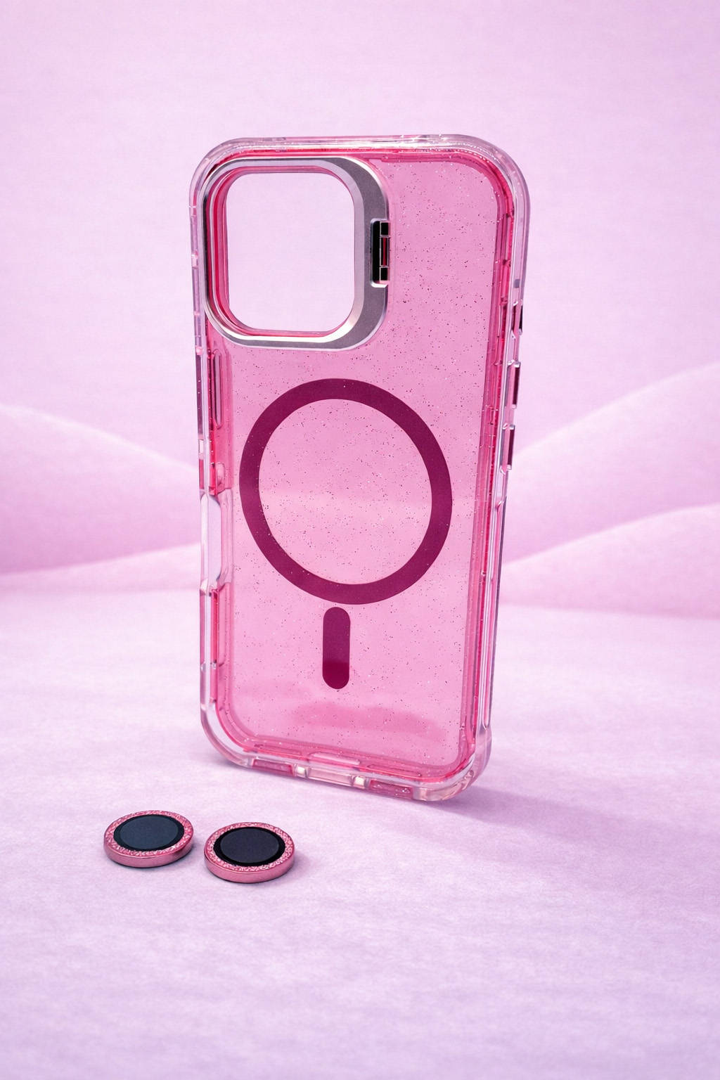 Case Microglitter - iPhone 16, Micro Glitter Red