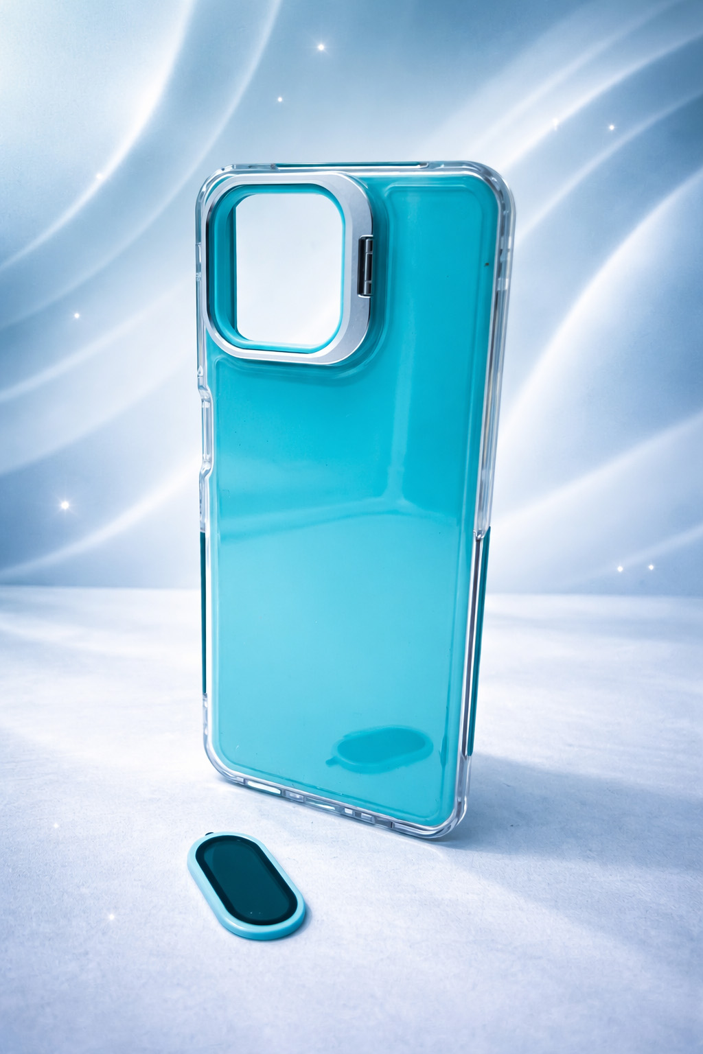 Case Jelly Premium - Samsung A07, Mint jelly Premium