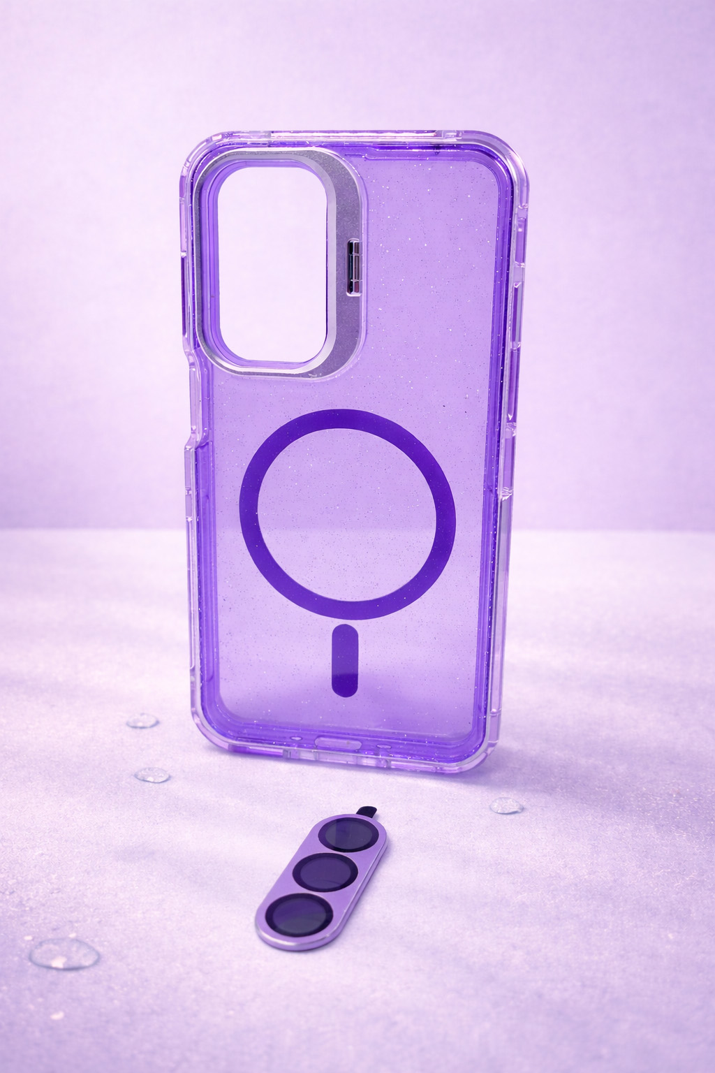 Case Microglitter - Samsung A25/A17, Micro Glitter Purple