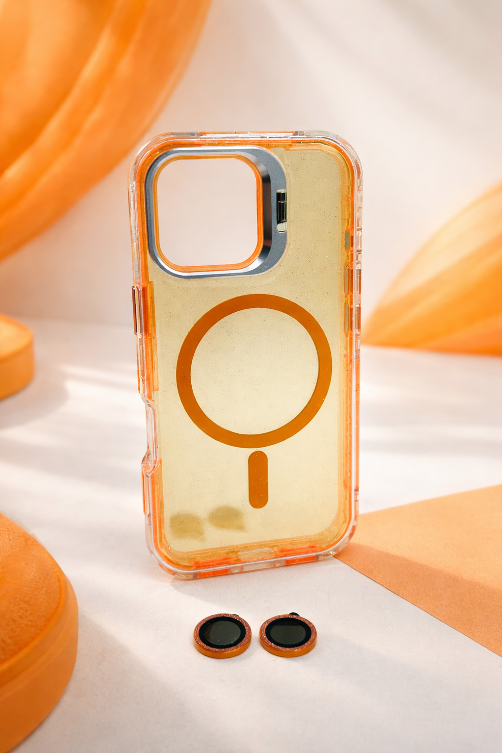 Case Microglitter - iPhone 17, Micro Glitter Organe