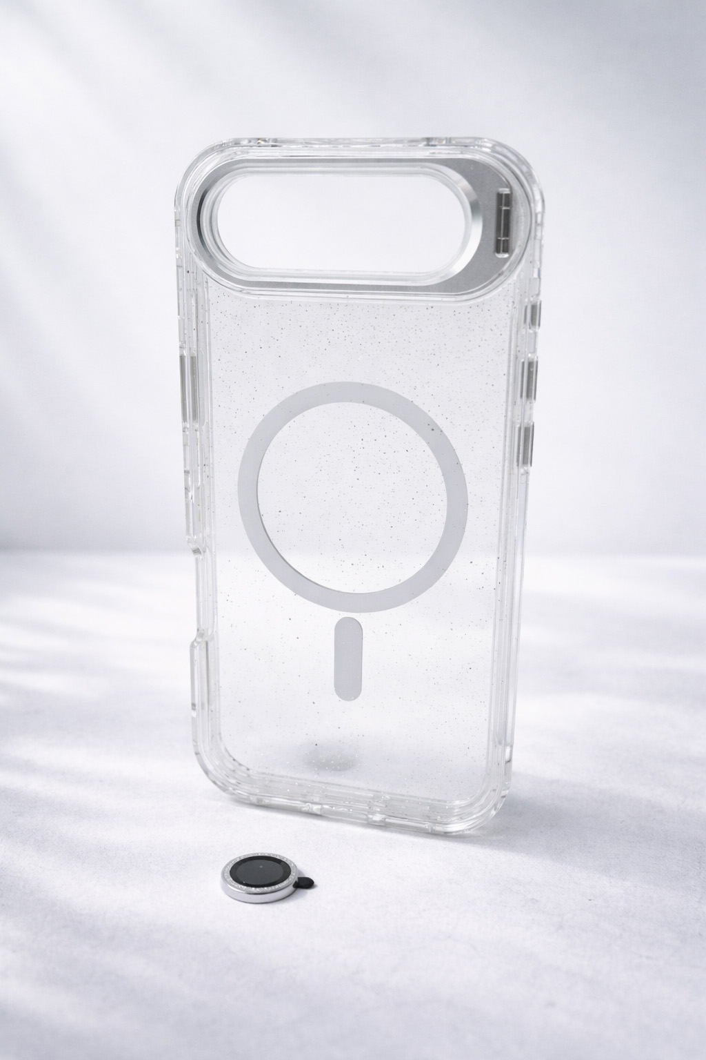 Case Microglitter - iPhone 17 AIR, Micro Glitter White