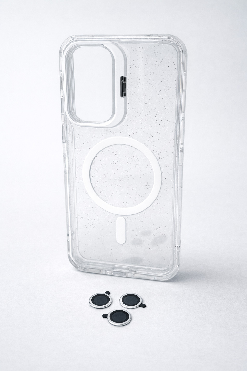 Case Microglitter - Samsung A37, Micro Glitter White