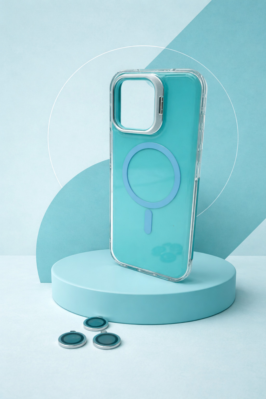 Case Jelly Premium - iPhone 15 PRO MAX, Mint jelly Premium