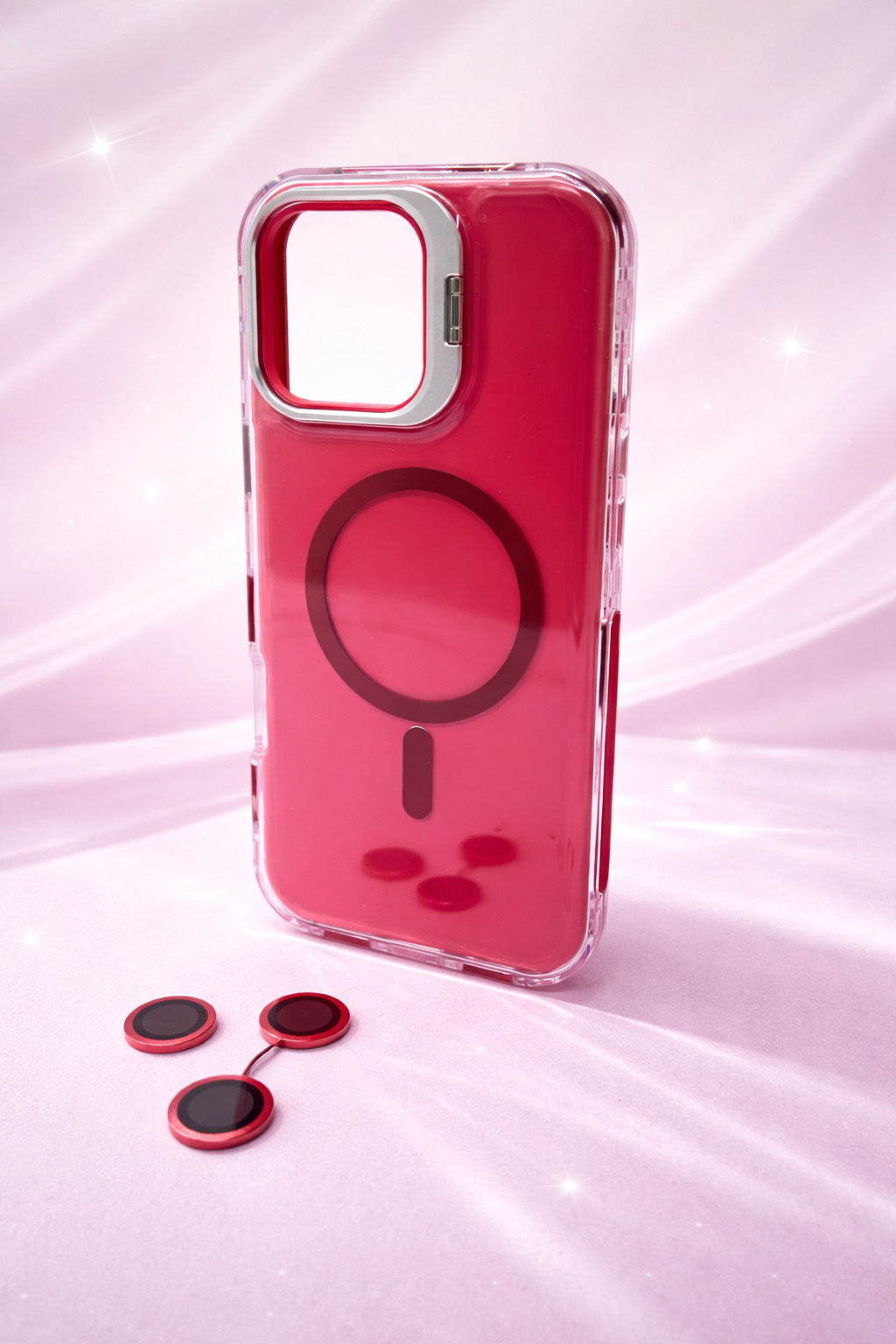 Case Jelly Premium - iPhone 16 PRO MAX, Red Jelly Premium