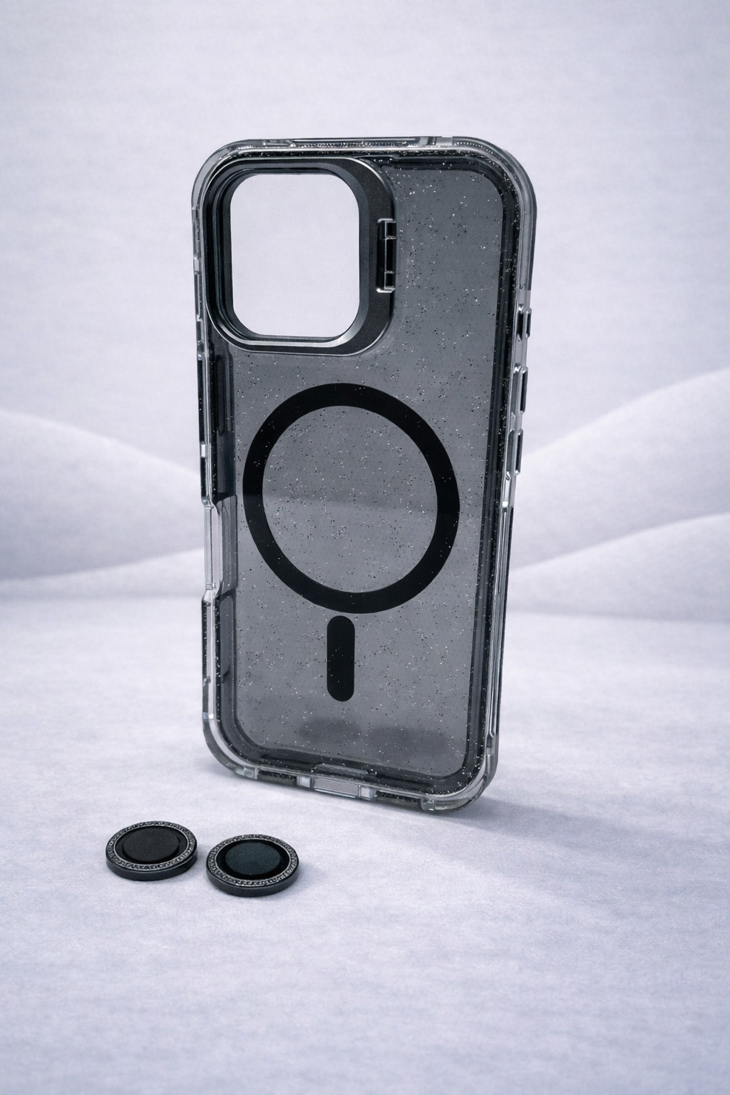Case Microglitter - iPhone 16, Micro Glitter Black