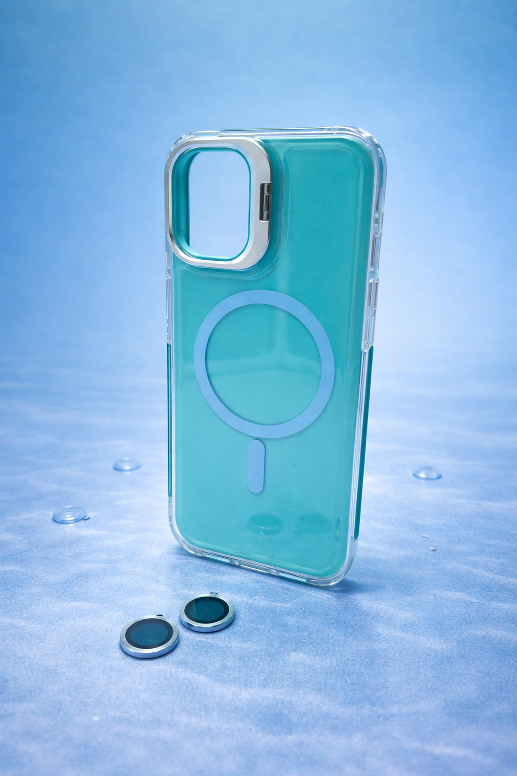 Case Jelly Premium - iPhone 15, Mint jelly Premium
