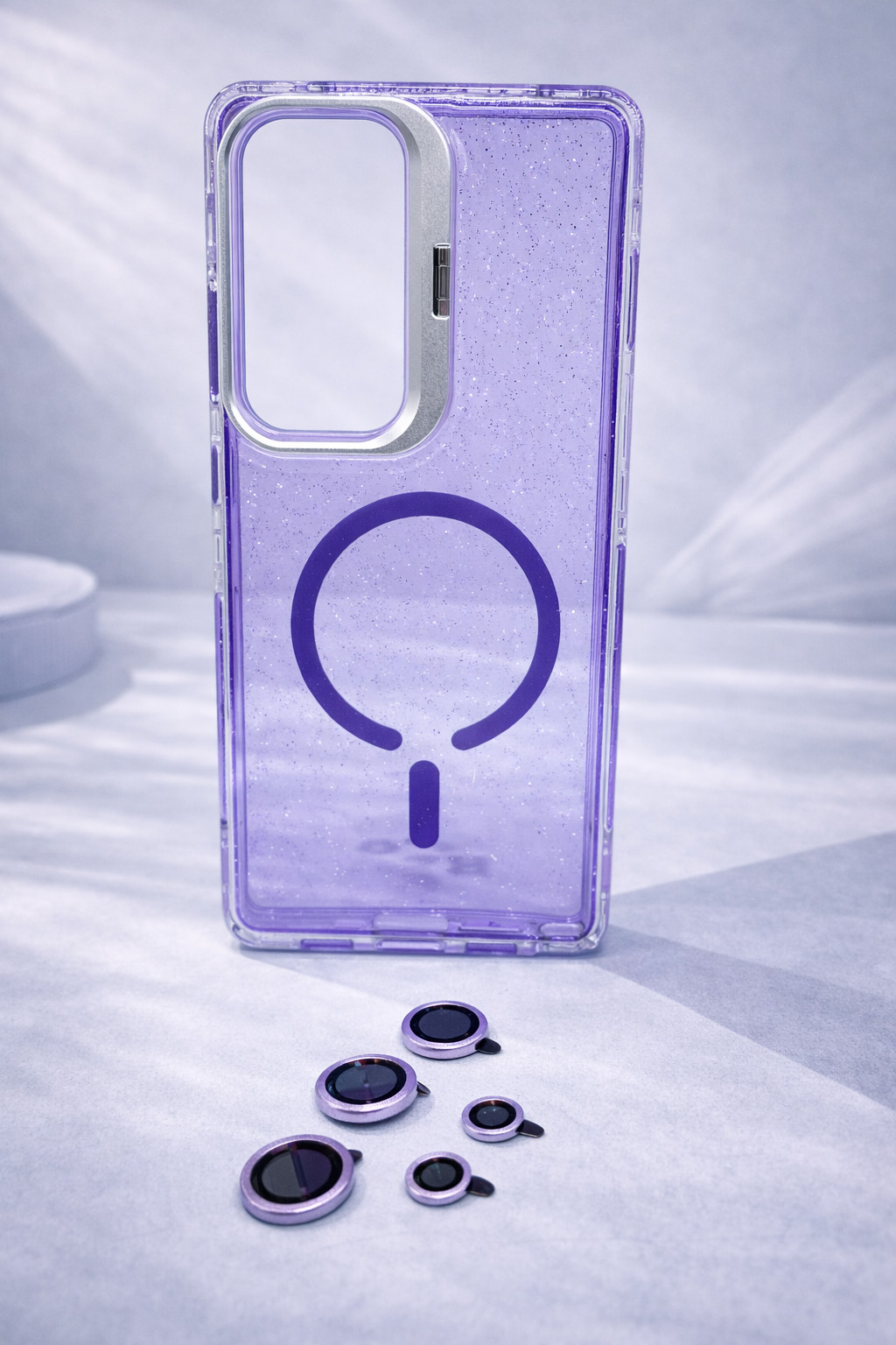 Case Microglitter - S25 ULTRA, Micro Glitter Purple