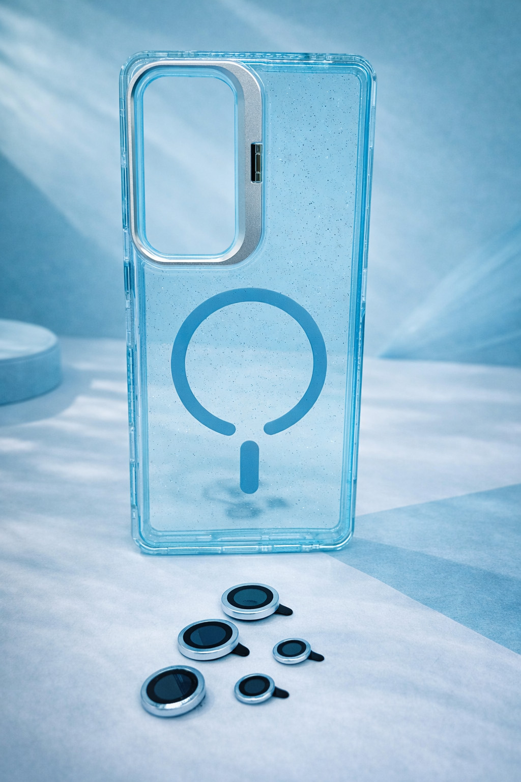 Case Microglitter - S25 ULTRA, Micro Glitter Blue