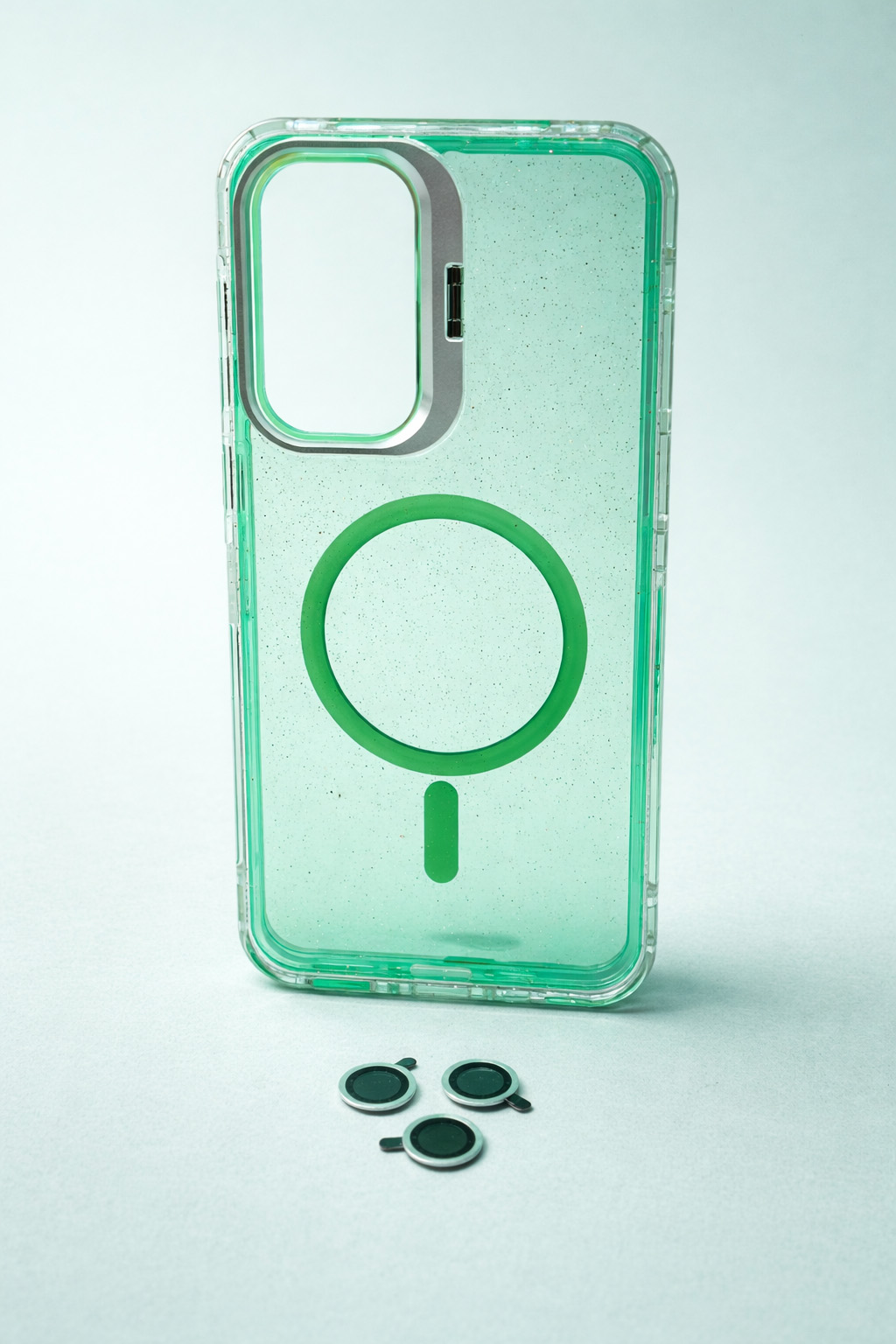 Case Microglitter - Samsung A37, Micro Glitter Green
