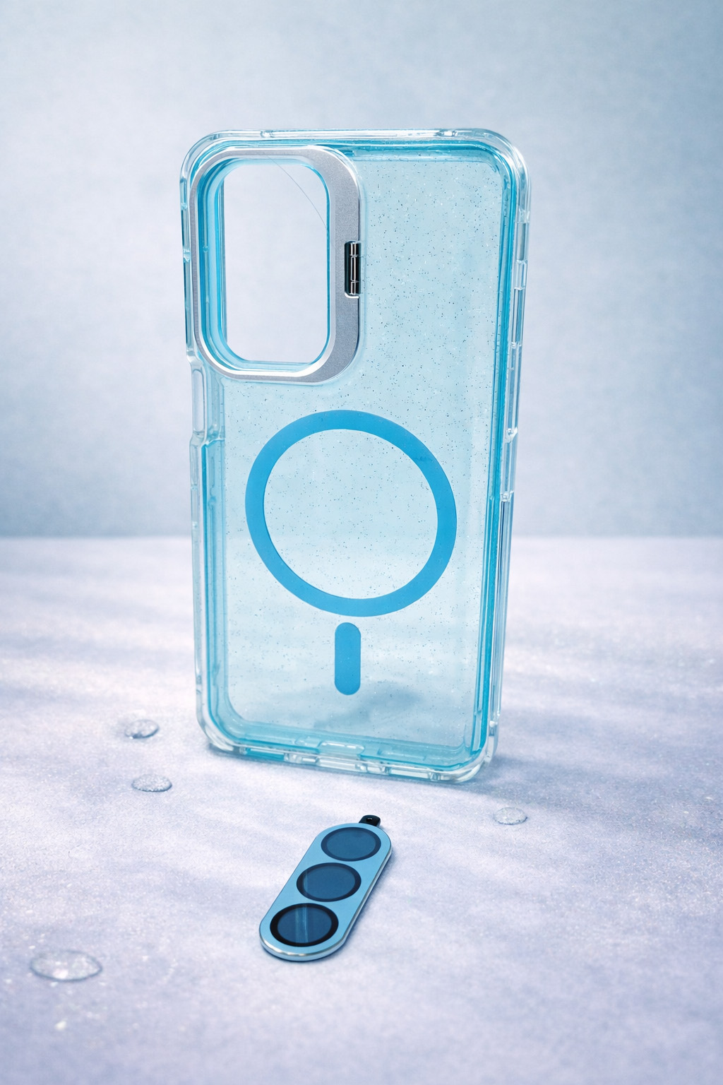 Case Microglitter - Samsung A25/A17, Micro Glitter Blue