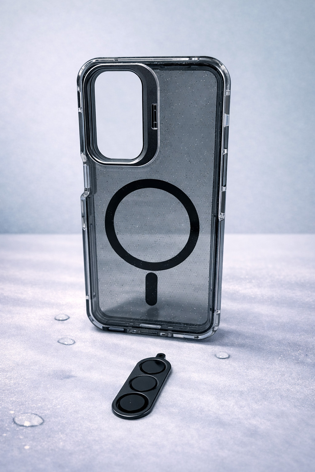 Case Microglitter - Samsung A25/A17, Micro Glitter Black