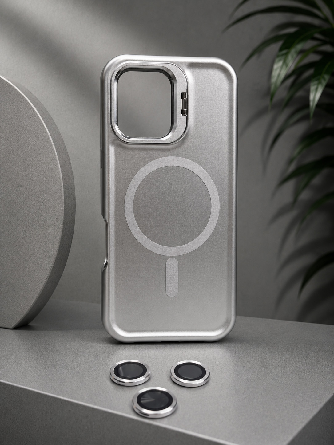 Case Titan - iPhone 16 PRO MAX, Silver Titan