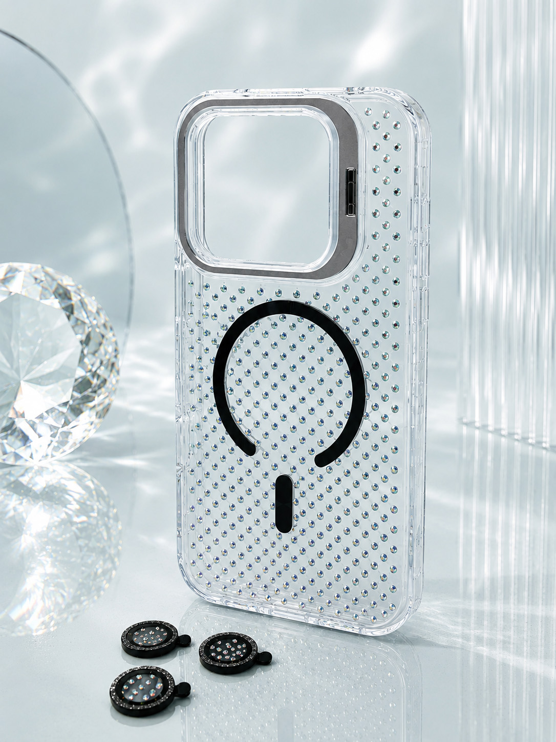 Case Estella - iPhone 17 PRO MAX, Crystal Black Estella