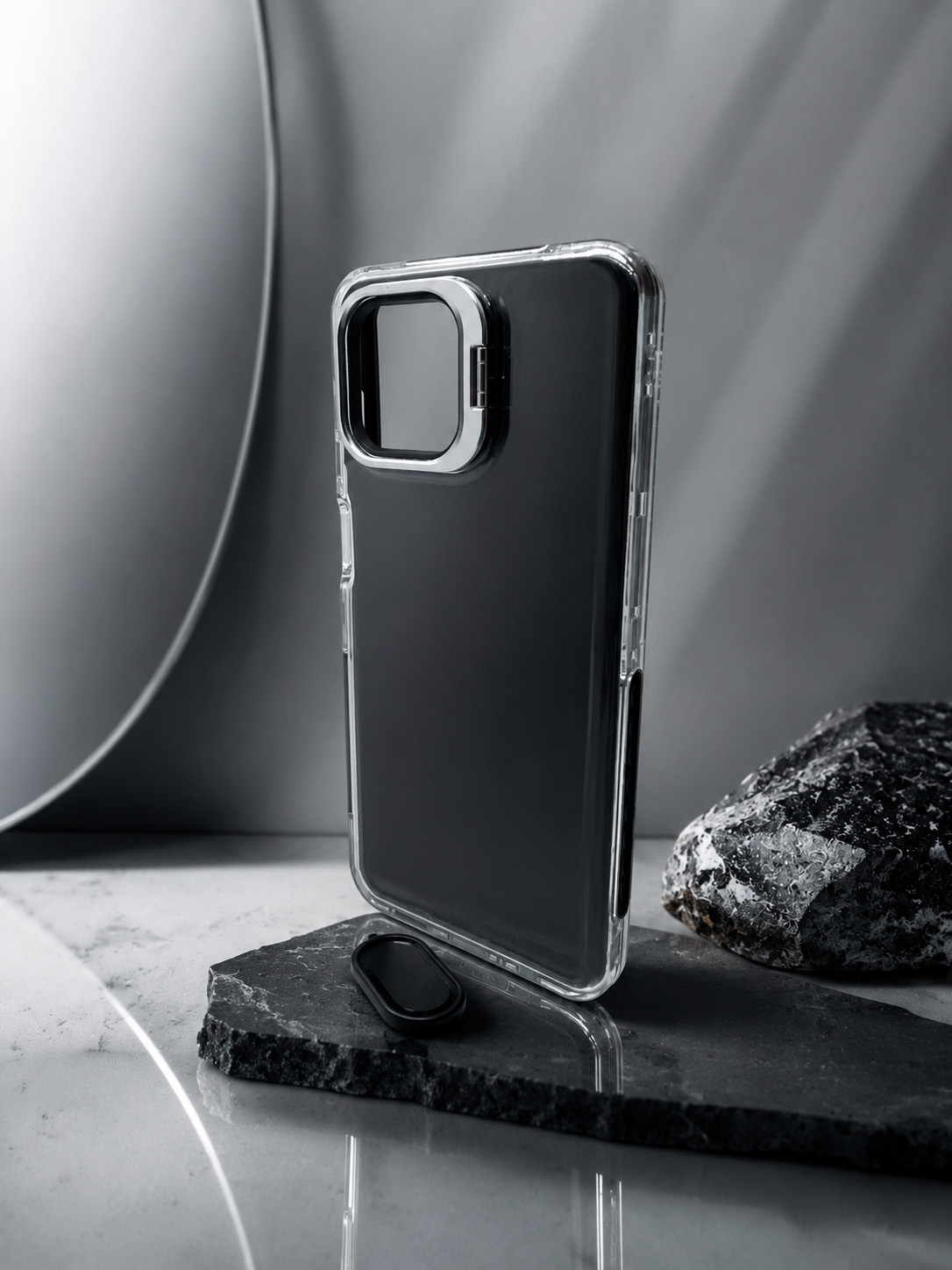 Case Jelly Premium - Samsung A07, Black Jelly premium