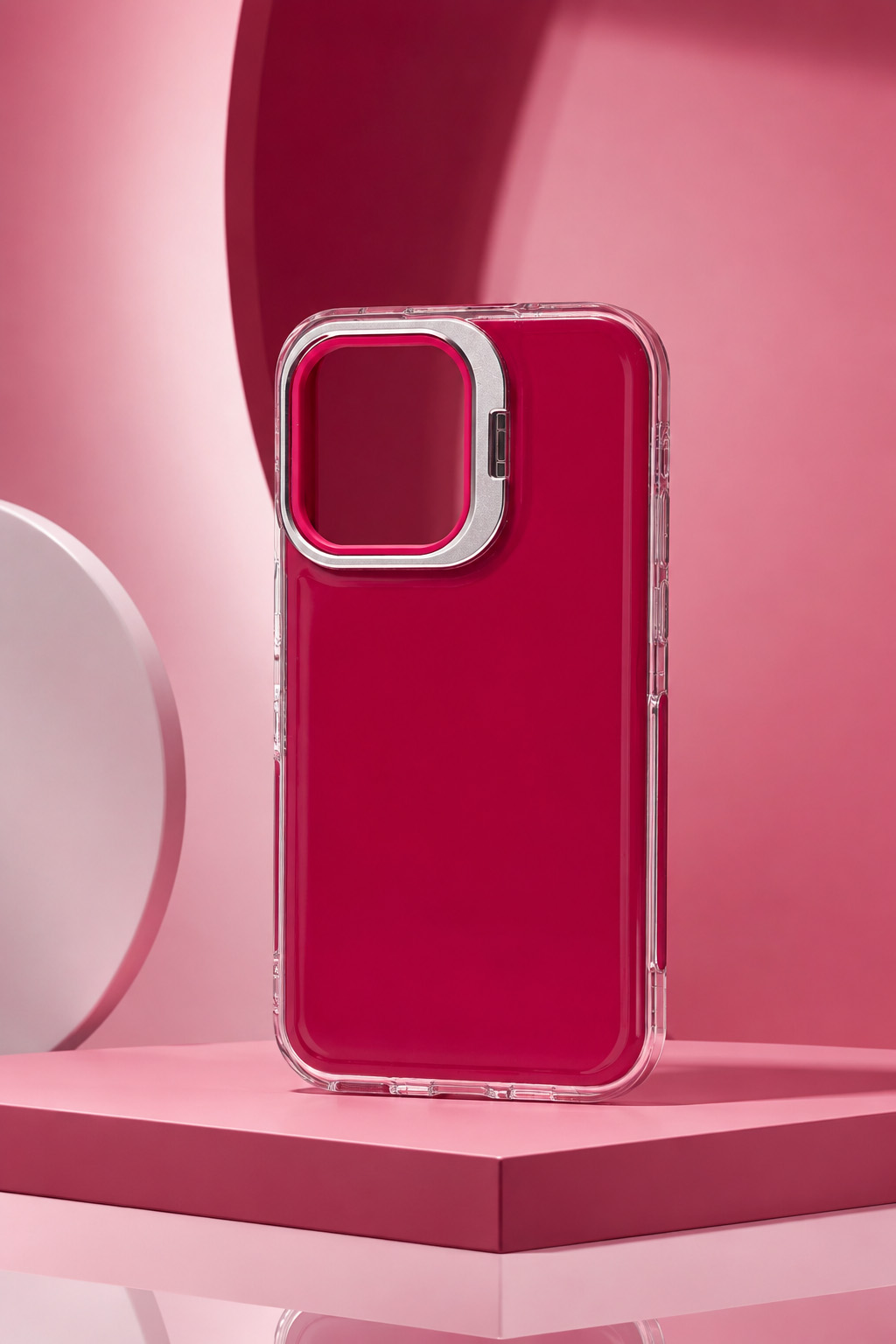 Case Jelly Premium - Oppo Reno 14F, Red Jelly Premium