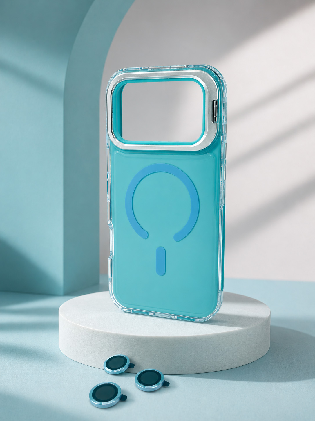 Case Jelly Premium - iPhone 17 PRO MAX, Mint jelly Premium