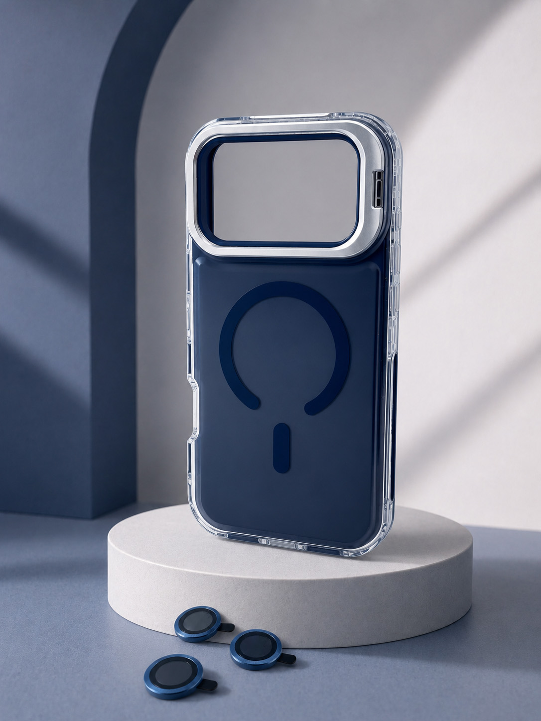 Case Jelly Premium - iPhone 17 PRO MAX, Blue Jelly Premium