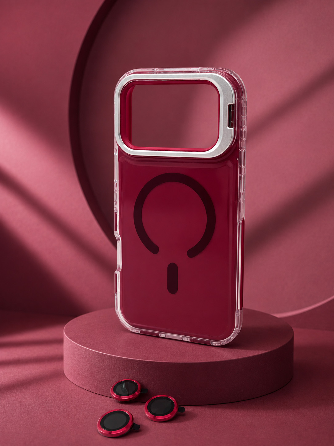 Case Jelly Premium - iPhone 17 PRO MAX, Red Jelly Premium