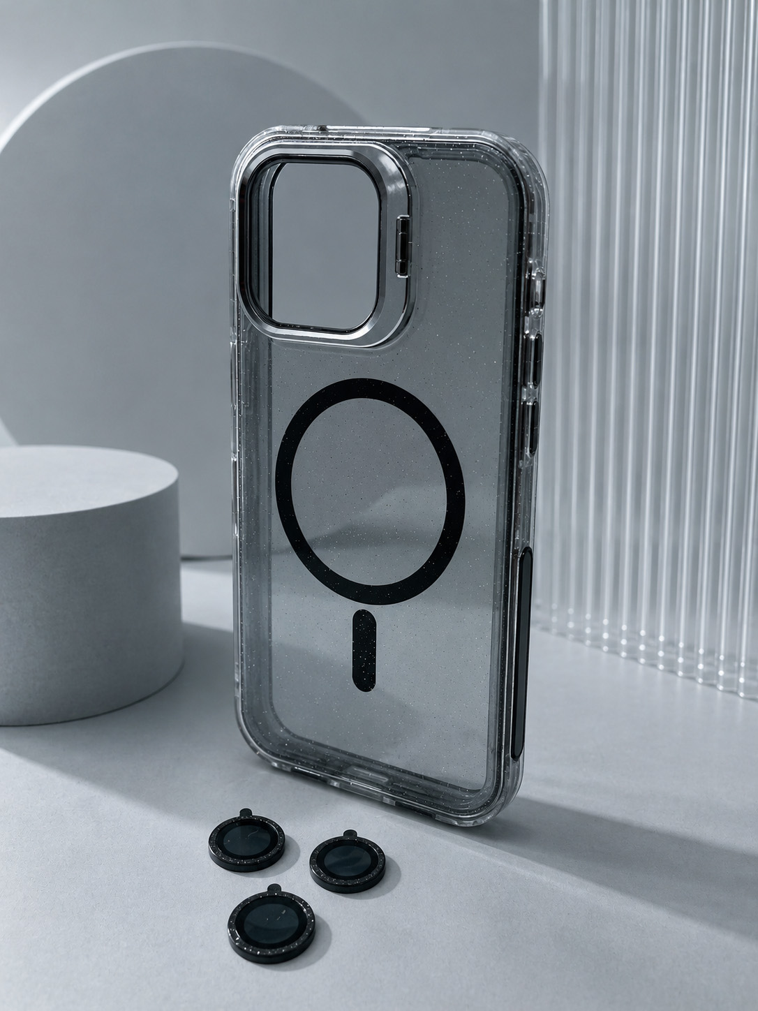 Case Microglitter - iPhone 15 PRO MAX, Micro Glitter Black