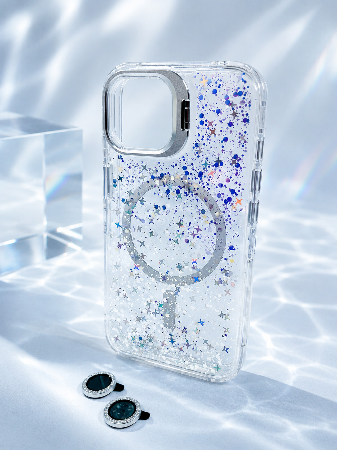 Case Nebula - iPhone 15, White Nebula