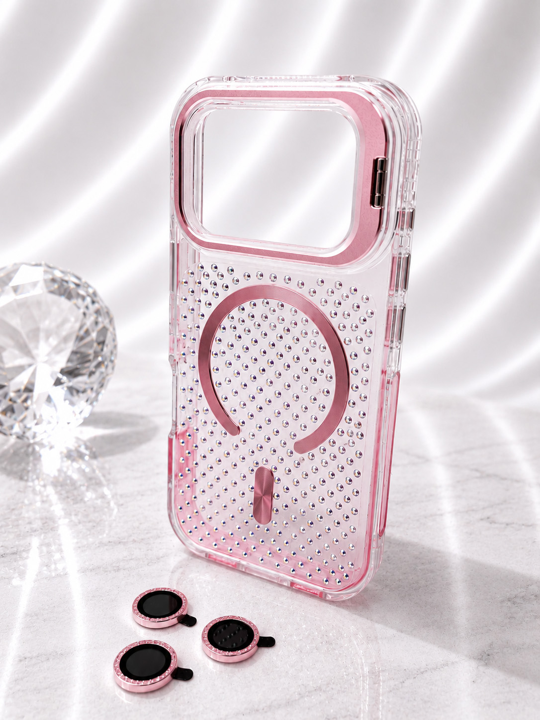 Case Estella - iPhone 17 PRO, Crystal Gold Estella