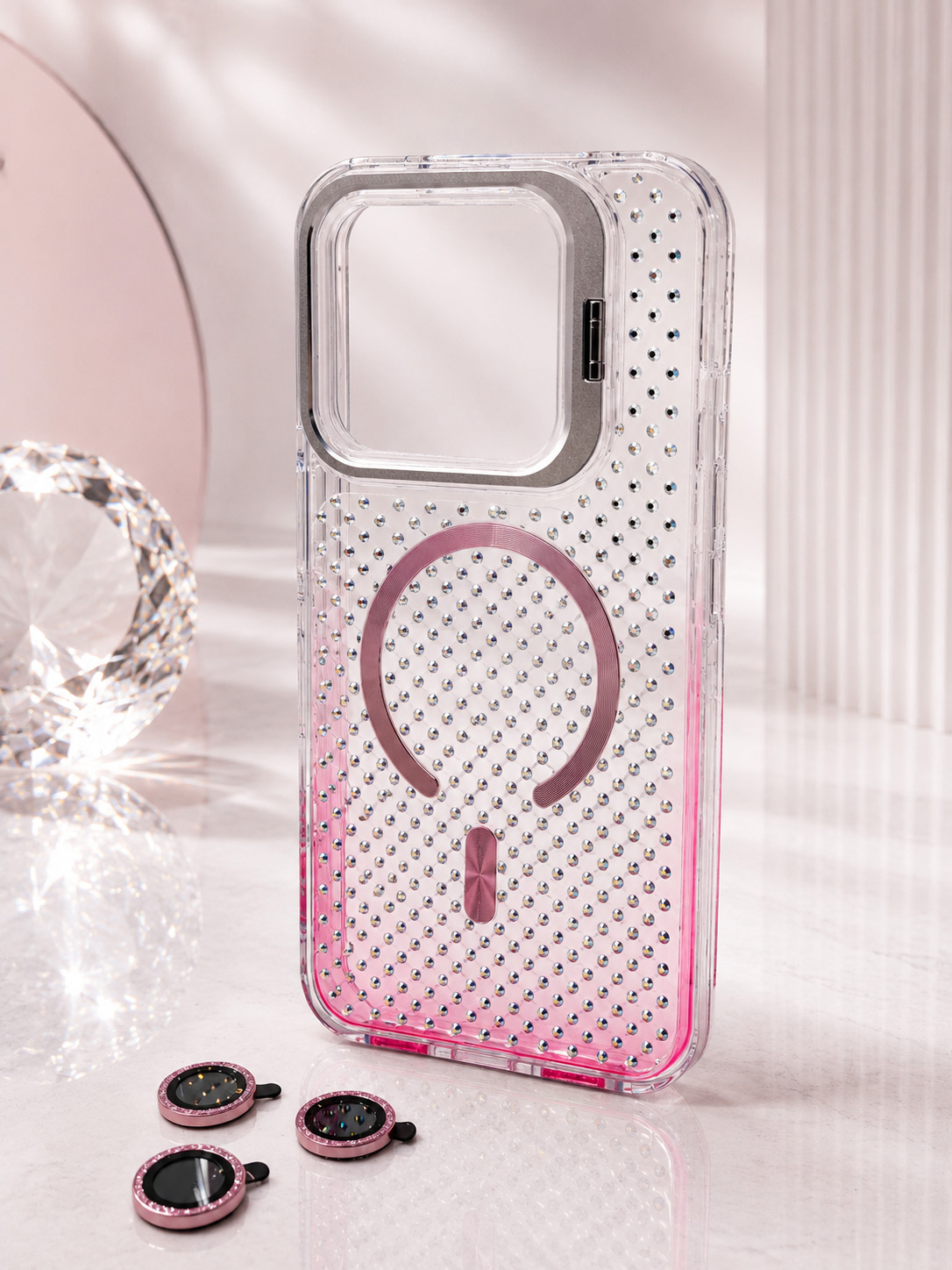Case Estella - iPhone 17 PRO MAX, Crystal Gold Estella