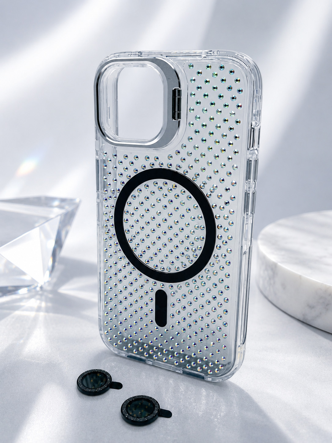 Case Estella - iPhone 15, Crystal Black Estella