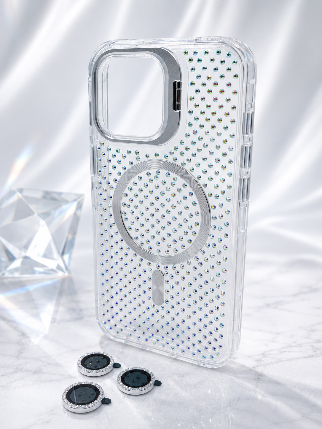 Case Estella - iPhone 15 PRO MAX, Crystal White Estella
