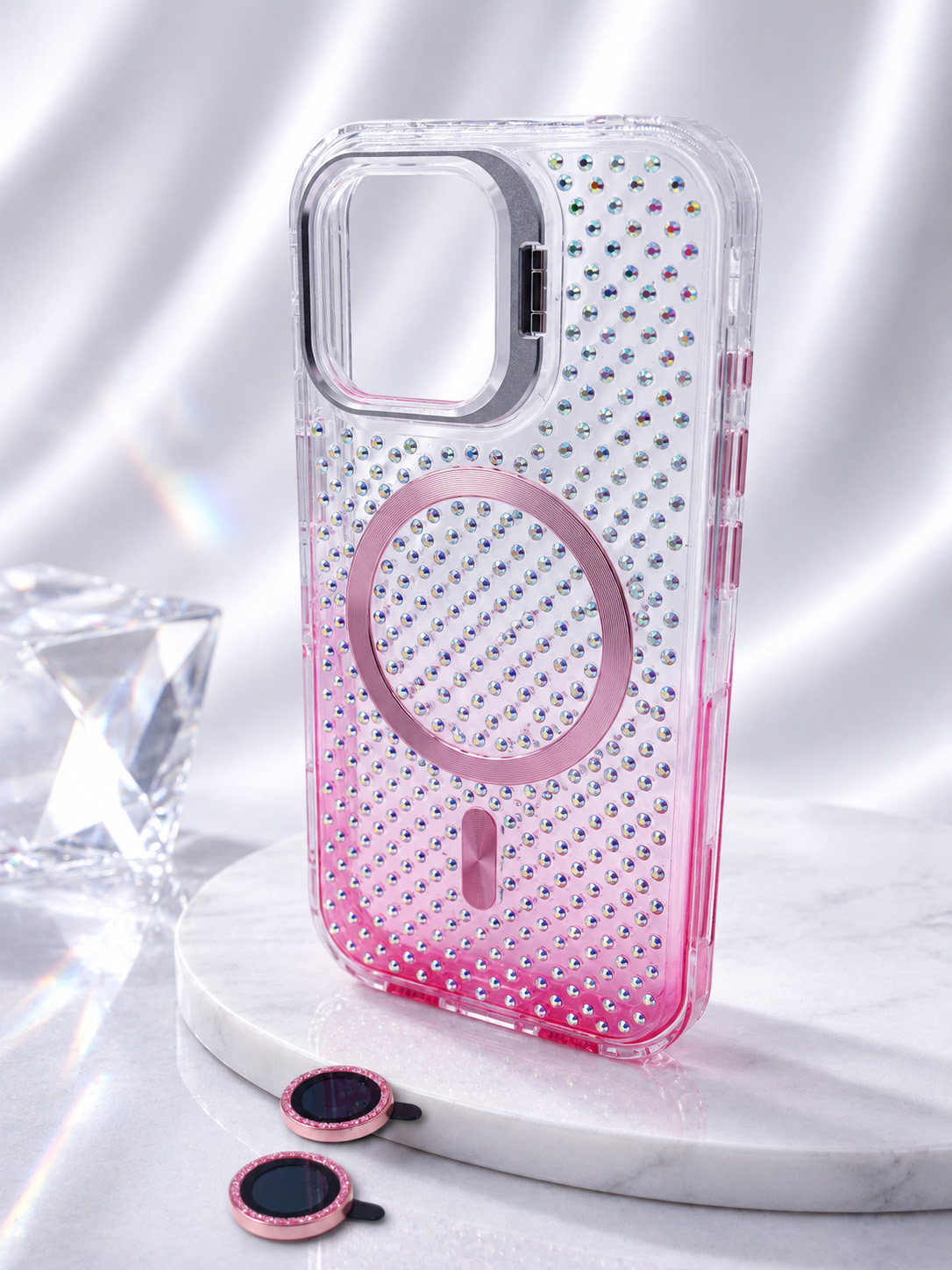 Case Estella - iPhone 16, Crystal Gold Estella