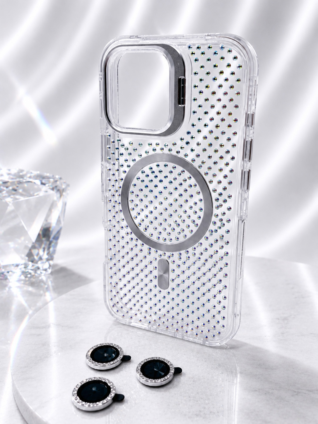 Case Estella - iPhone 16 PRO MAX, Crystal White Estella