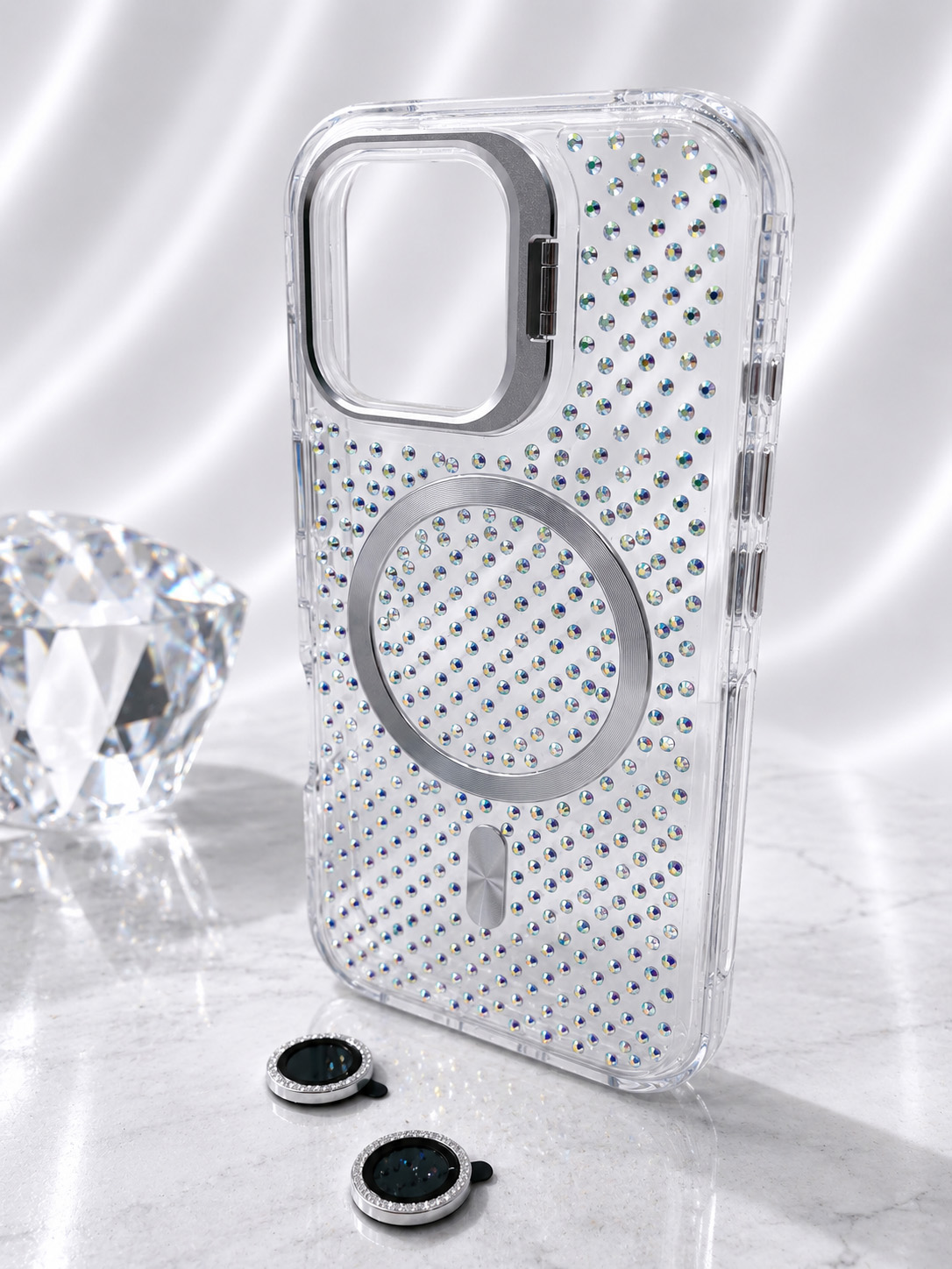 Case Estella - iPhone 17, Crystal White Estella