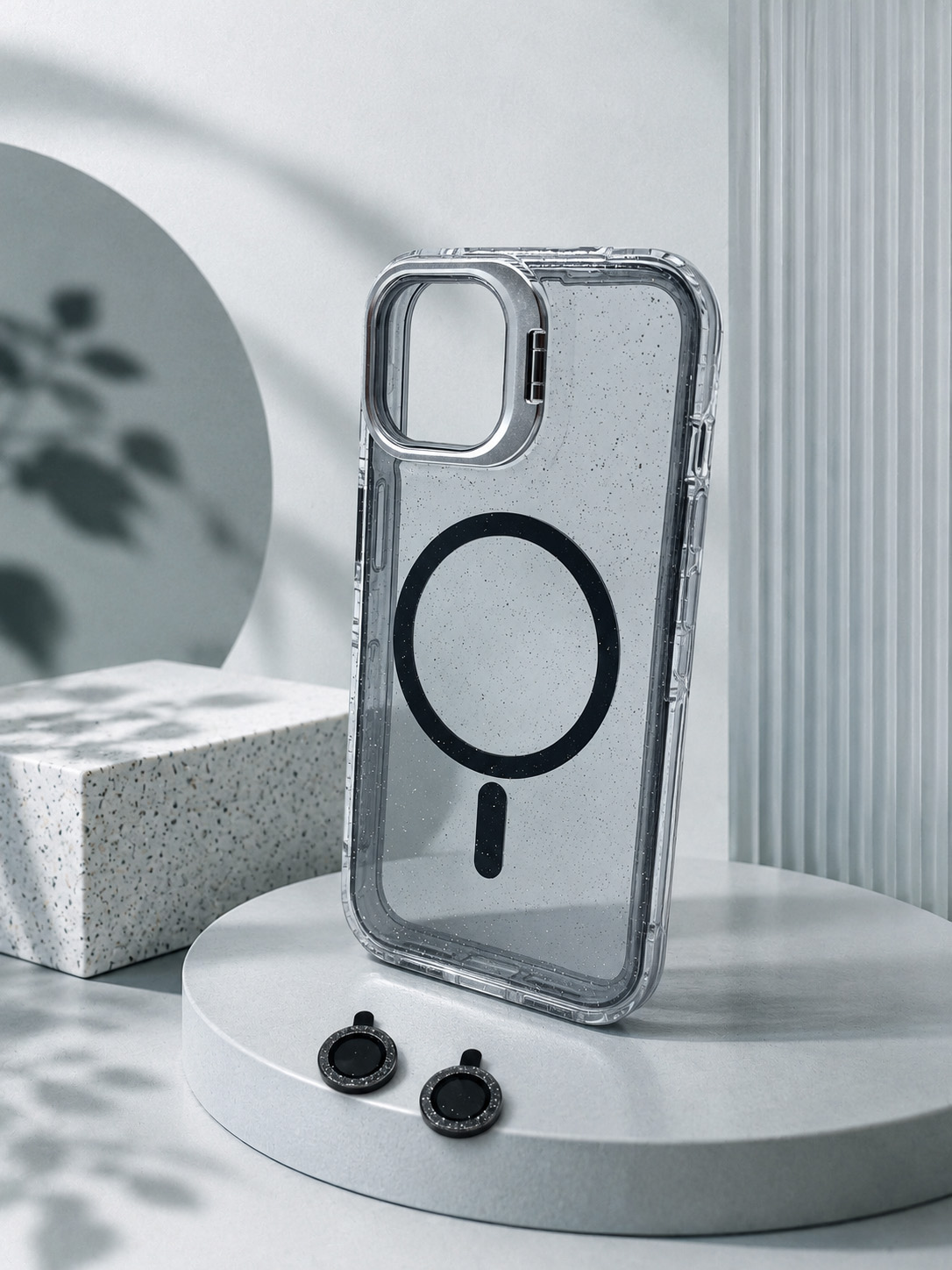 Case Microglitter - iPhone 13/14, Micro Glitter Black