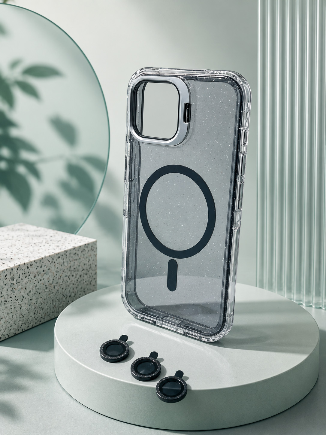 Case Microglitter - iPhone 16 PRO MAX, Micro Glitter Black