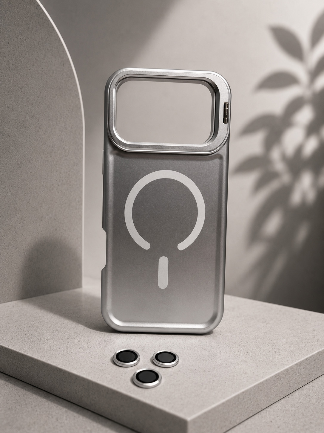 Case Titan - iPhone 17 PRO MAX, Silver Titan